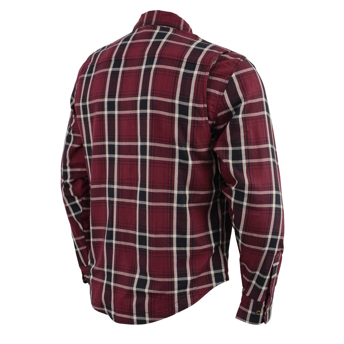 Men's "Asphalt Shield - Ironfang" Multi-Color Armored Flannel Shirt - MPM1640