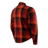 Men's "Asphalt Shield - Firestorm" Multi-Color CE Armored Flannel Shirt - MPM1641 - by Milwaukee Leather