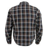 Men's "Asphalt Shield - Blackveil" Multi-Color Armored Flannel Shirt - MPM1643