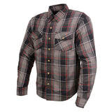 Men's "Asphalt Shield - Outrage" Multi-Color Armored Flannel Shirt - MPM1652