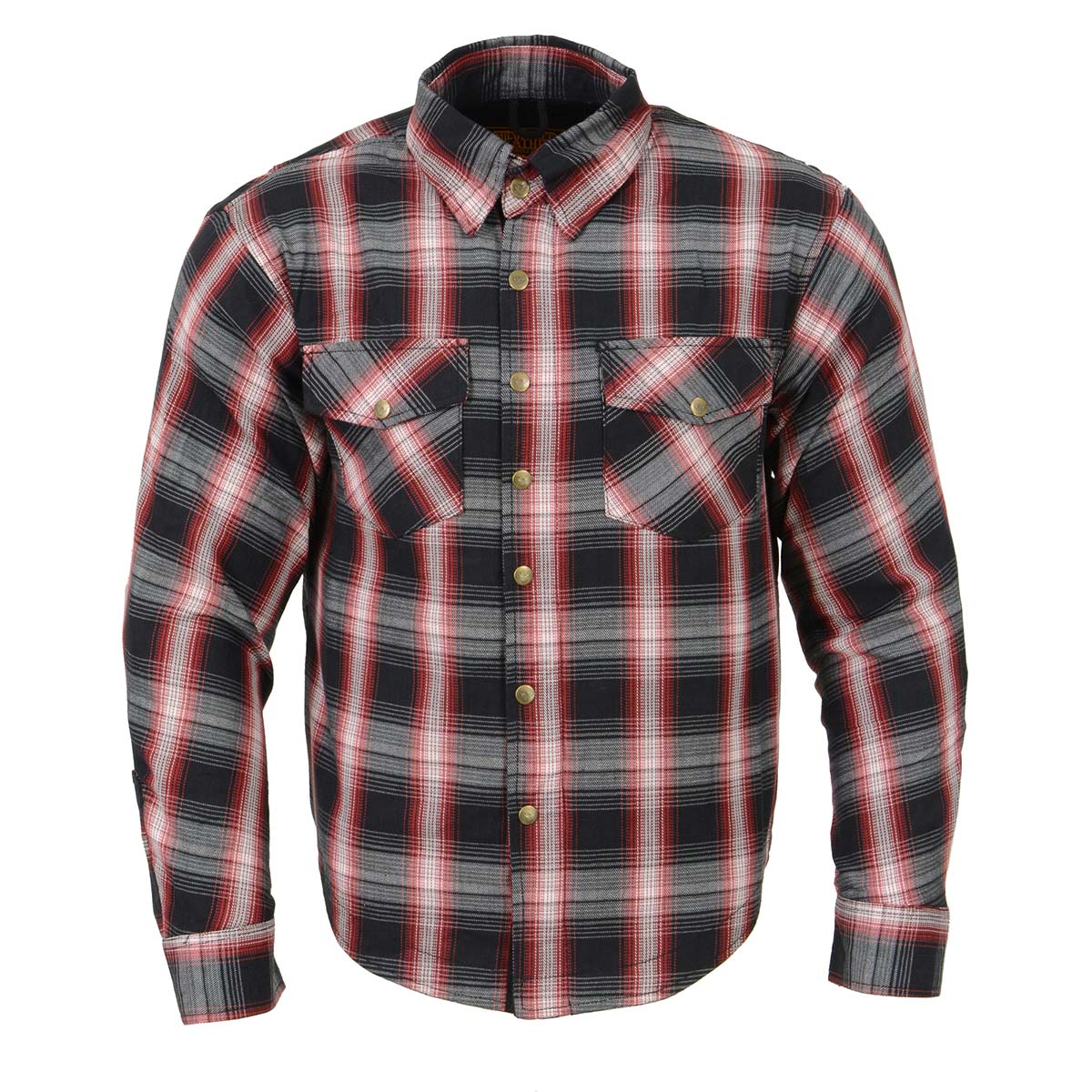 Men's "Asphalt Shield - Breakpoint" Multi-Color Armored Flannel Shirt - MPM1653