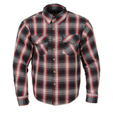 Men's "Asphalt Shield - Breakpoint" Multi-Color Armored Flannel Shirt - MPM1653