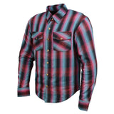 Men's "Asphalt Shield - Ravage" Multi-Color Armored Flannel Shirt - MPM1654