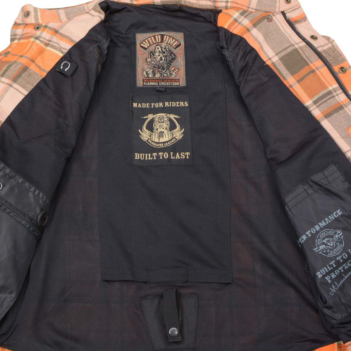 Men's "Asphalt Shield - Nightreign" Multi-Color Armored Flannel Shirt - MPM1657