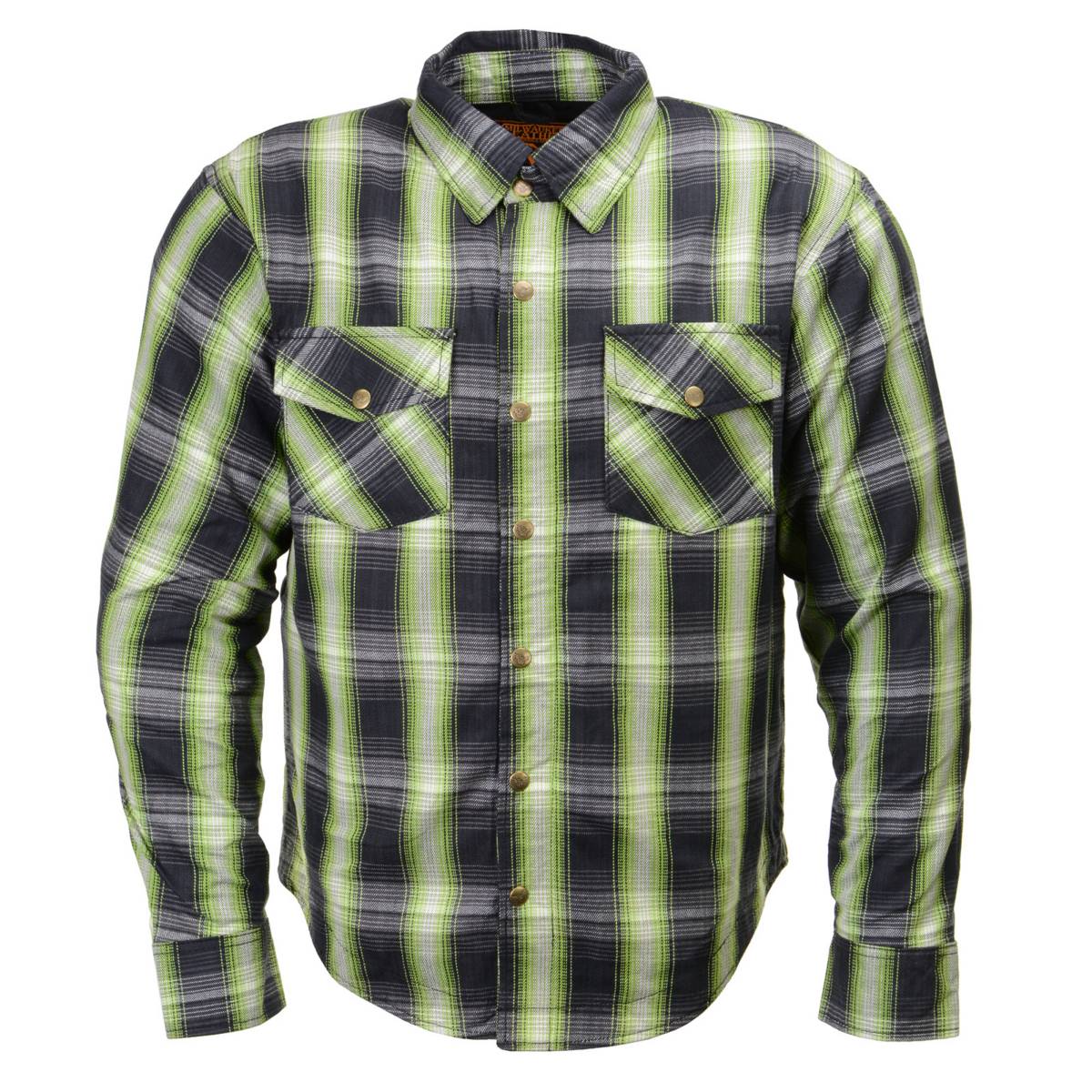 Men's "Asphalt Shield - Coldshot" Multi-Color Armored Flannel Shirt - MPM1658