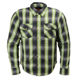 Men's "Asphalt Shield - Coldshot" Multi-Color Armored Flannel Shirt - MPM1658