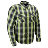 Men's "Asphalt Shield - Coldshot" Multi-Color Armored Flannel Shirt - MPM1658
